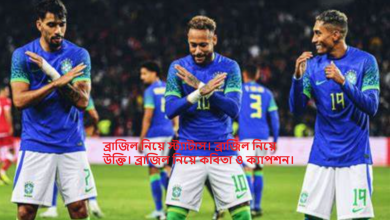 ব্রাজিল নিয়ে স্ট্যাটাস। ব্রাজিল নিয়ে উক্তি। ব্রাজিল নিয়ে কবিতা ও ক্যাপশন।